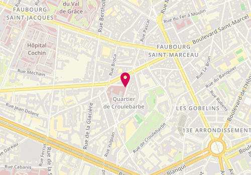 Plan de SALAZAR Johanna, 54 Rue Pascal, 75013 Paris