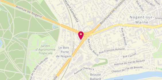 Plan de BART Laura, 2 Place du General de Gaulle, 94130 Nogent-sur-Marne