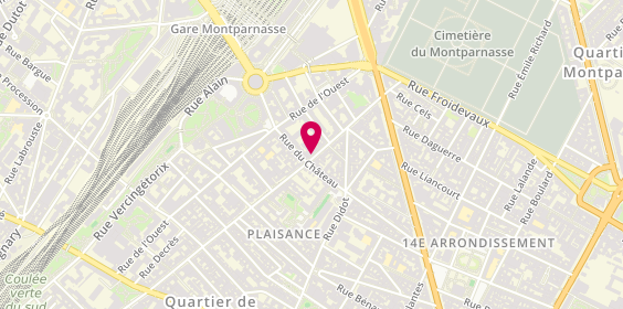 Plan de SCM Essy&Al, 34 Rue Raymond Losserand, 75014 Paris