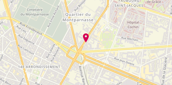 Plan de CHAUVOT-DELFOSSE Anaïs, 87 Avenue Denfert Rochereau, 75014 Paris