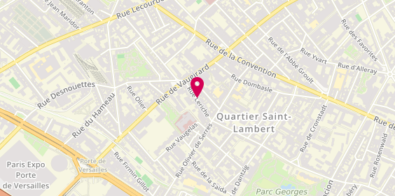 Plan de SANDRIN Odile, 13 Rue Leriche, 75015 Paris