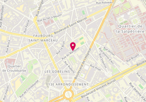 Plan de DA Silva BARROS Léa, 19 Rue du Banquier, 75013 Paris