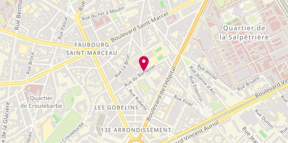 Plan de CLERMONT Agathe, 19 Rue du Banquier, 75013 Paris