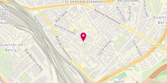 Plan de LEDONNE Amandine, 36 Rue de Wattignies, 75012 Paris