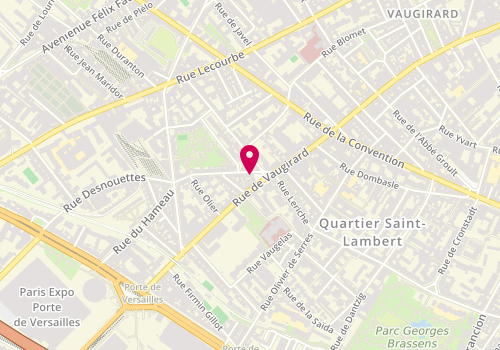 Plan de ALLOUCHE Mathias, 1 Rue Desnouettes, 75015 Paris