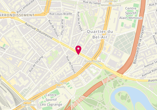 Plan de TOURNEUX Perrine, 268 Avenue Daumesnil, 75012 Paris