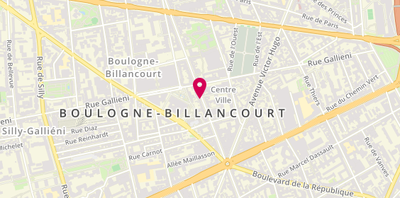 Plan de FROMENT Pascal, 138 Boulevard Jean Jaurès, 92100 Boulogne-Billancourt