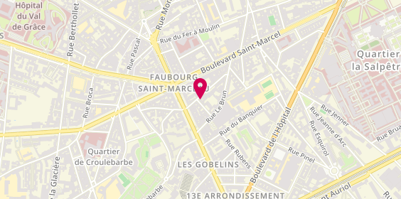Plan de LE GOFF Adeline, 1 Rue Nicolas Roret, 75013 Paris