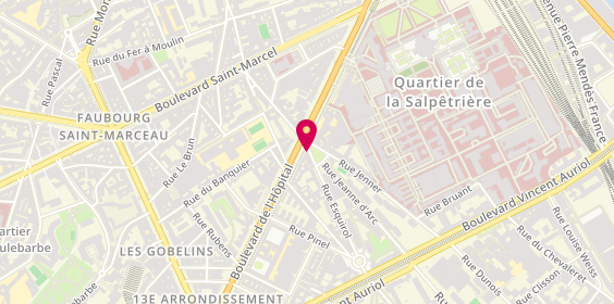 Plan de GOSSWEILER Muriel, 49 Rue Esquirol, 75013 Paris