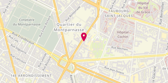 Plan de GINER ORTOLA Nieves, 73 Avenue Denfert Rochereau, 75014 Paris