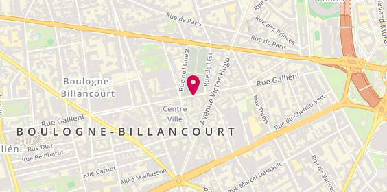Plan de DE LANGLE Arnaud, 87 Rue Galliéni, 92100 Boulogne-Billancourt