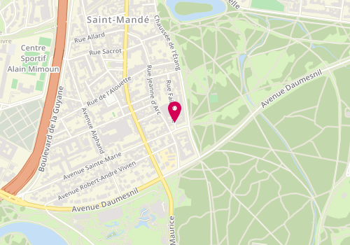 Plan de M.K.D.E A Domicile, 31 Rue Faidherbe, 94160 Saint-Mandé