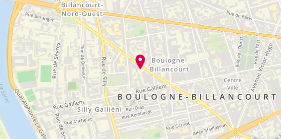 Plan de CORSON Fabrice, 61 Avenue Andre Morizet, 92100 Boulogne-Billancourt