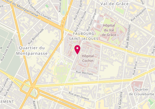Plan de BANSARD Léa, 27 Rue du Faubourg Saint Jacques, 75014 Paris