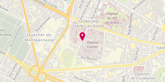 Plan de PÂRIS Thomas, 27 Rue du Faubourg Saint Jacques, 75014 Paris