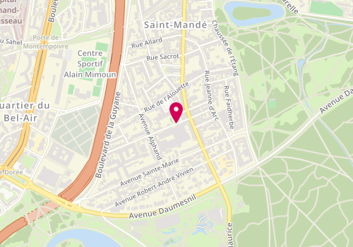Plan de CARVAJAL-Lopéz Maria Del Mar, 21 Rue Commandant Mouchotte, 94160 Saint-Mandé