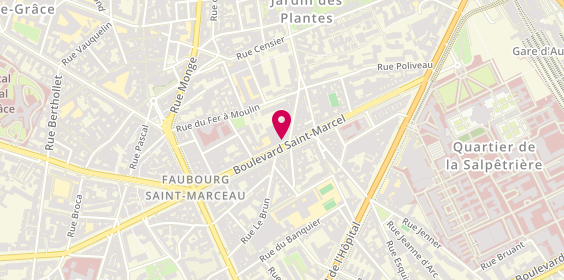 Plan de RICHARD Fabien, 60 Boulevard Saint Marcel, 75005 Paris