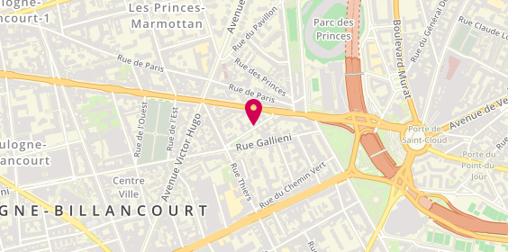 Plan de BUSSON Lucile, 8 Rue Édouard Detaille, 92100 Boulogne-Billancourt