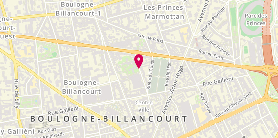 Plan de HOUBANI Sabine, 18 Rue de la Belle Feuille, 92100 Boulogne-Billancourt