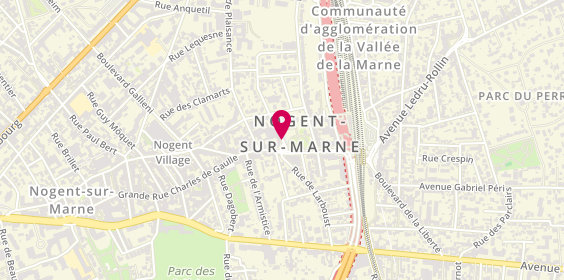 Plan de LIBEERT Tina, 1 Rue du Maréchal Vaillant, 94130 Nogent-sur-Marne