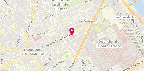 Plan de AMRICHE Carole, 35 Boulevard Saint Marcel, 75013 Paris