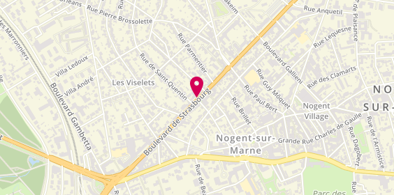 Plan de NGANDJUI-GIRARD Paul, 49 Boulevard de Strasbourg, 94130 Nogent-sur-Marne