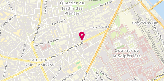 Plan de GUITARD Sabrina, 36 Boulevard Saint Marcel, 75005 Paris