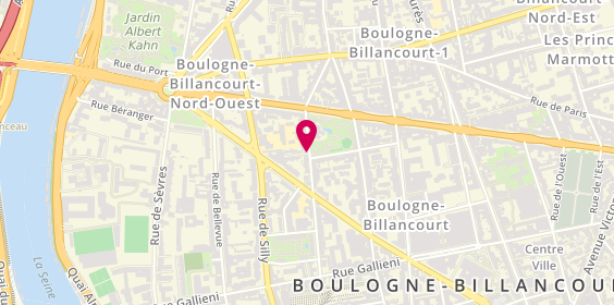 Plan de LAHJAILY Camélia, 30 Ter Rue de l'Ancienne Mairie, 92100 Boulogne-Billancourt