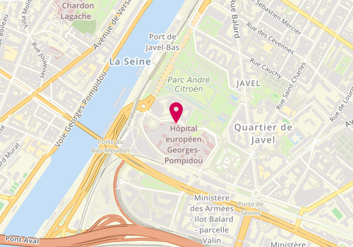 Plan de GUILLOT Amandine, 20 Rue Leblanc, 75015 Paris