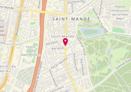 Plan de PORRET Julien, 59 Avenue du Général de Gaulle, 94160 Saint-Mandé
