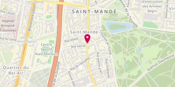 Plan de ESCARGUEIL Mathilde, 59 Avenue du General de Gaulle, 94160 Saint-Mandé