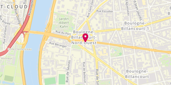 Plan de BORDIER Christophe, 131 Route de la Reine, 92100 Boulogne-Billancourt