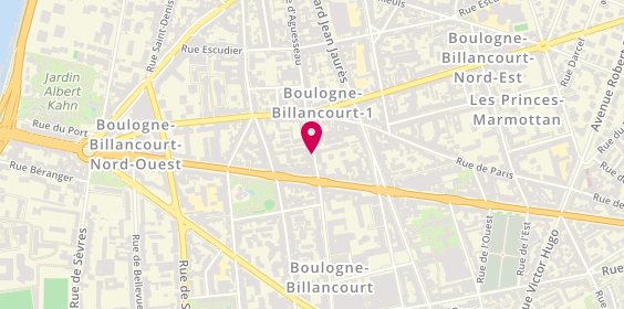 Plan de GABY Charlotte, 76 Rue d'Aguesseau, 92100 Boulogne-Billancourt