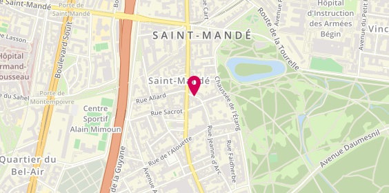 Plan de GRIMAL Axelle, 5 Rue Jeanne D 'Arc, 94160 Saint-Mandé