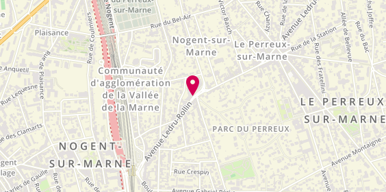 Plan de UZAN Joëlle, 39 Avenue Ledru Rollin, 94170 Le Perreux-sur-Marne