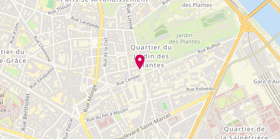 Plan de ROLLAND Caroline, 37 Rue Geoffroy Saint Hilaire, 75005 Paris