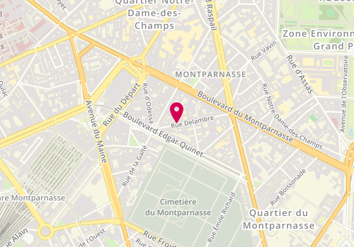 Plan de BEUNON Coline, 28 Rue Delambre, 75014 Paris