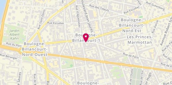 Plan de OGIER Franklin, 107 Rue de Paris, 92100 Boulogne-Billancourt