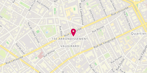 Plan de HEBERT Elisabeth, 83 Rue de L ' Amiral Roussin, 75015 Paris