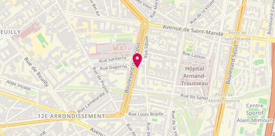 Plan de LAGAERT Charles, 36 Bis Boulevard de Picpus, 75012 Paris