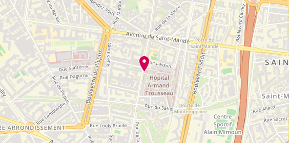 Plan de ALI Mariama, 26 Avenue du Dr Arnold Netter, 75012 Paris