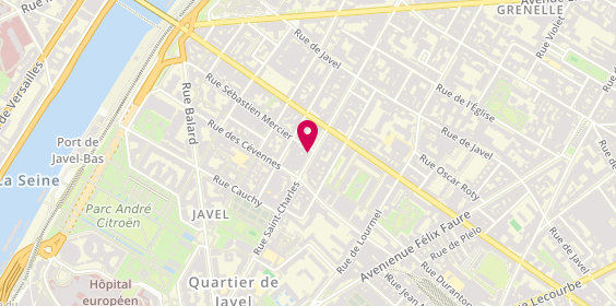 Plan de COJAN Anne, 146 Rue Saint Charles, 75015 Paris