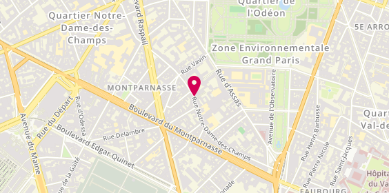 Plan de CHOCTEAU-MARUGAN Laura, 73 Rue Notre Dame des Champs, 75006 Paris