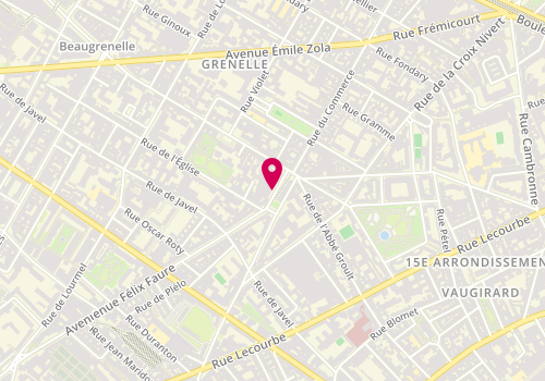 Plan de MARTINEZ Sarah, 14 Place Etienne Pernet, 75015 Paris