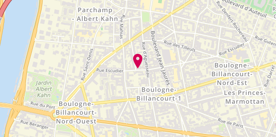 Plan de HERNANDEZ-YEPES Anaïs, 29 Rue Escudier, 92100 Boulogne-Billancourt