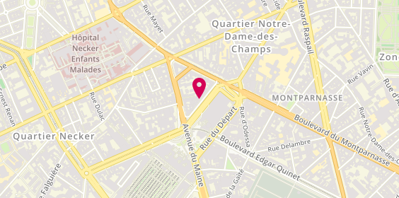 Plan de MAUFRA Anne, 12 Rue de L 'Arrivee, 75015 Paris
