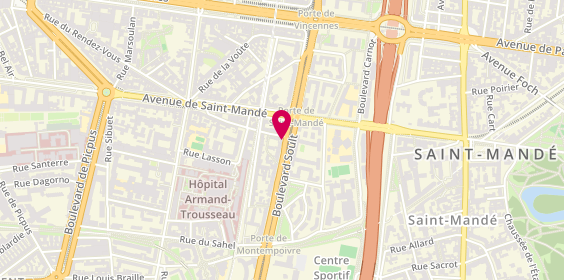 Plan de ZUGOLARO Maxime, 111 Boulevard Soult, 75012 Paris