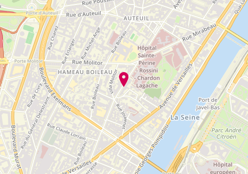 Plan de VIGNAU Claire, 29 Bis Rue Chardon Lagache, 75016 Paris