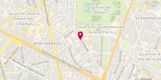 Plan de DECHENE BECKER Catherine, 90 Rue D 'Assas, 75006 Paris