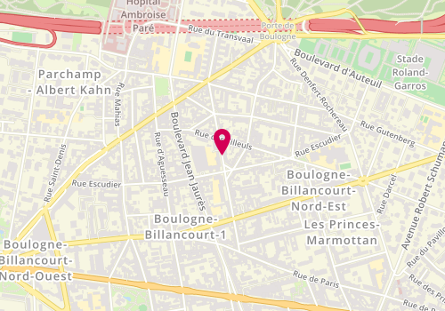Plan de TEMPORAO Marie, 31 Rue Fessart, 92100 Boulogne-Billancourt